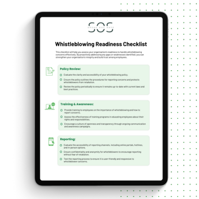 Whistleblowing Readiness Checklist